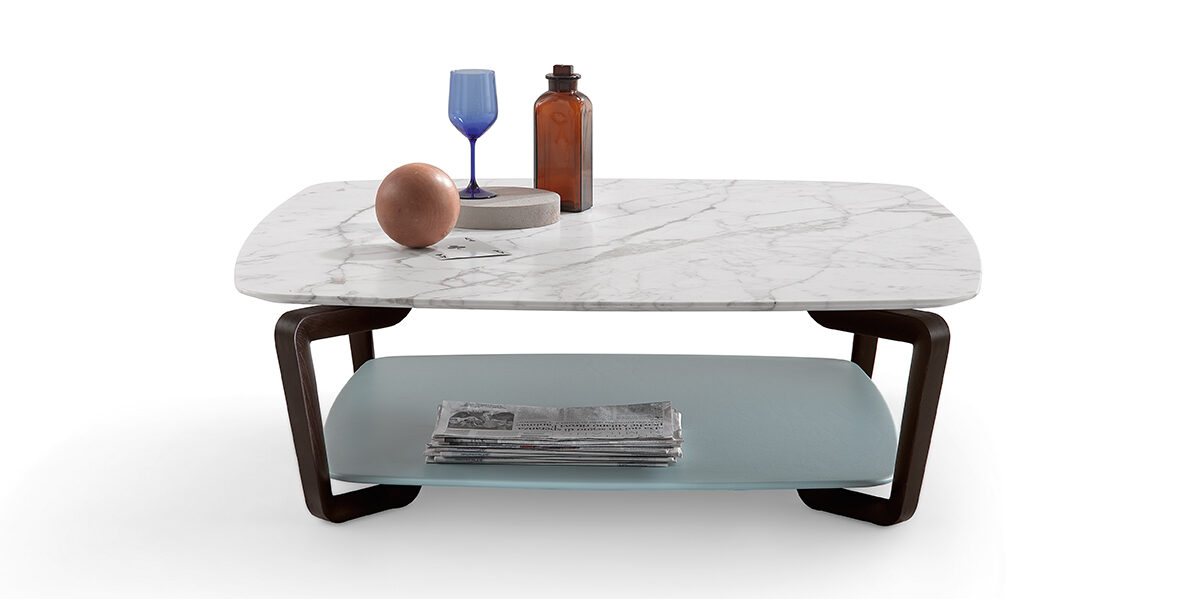 Fiorile | Small table with dual shelf - Tables