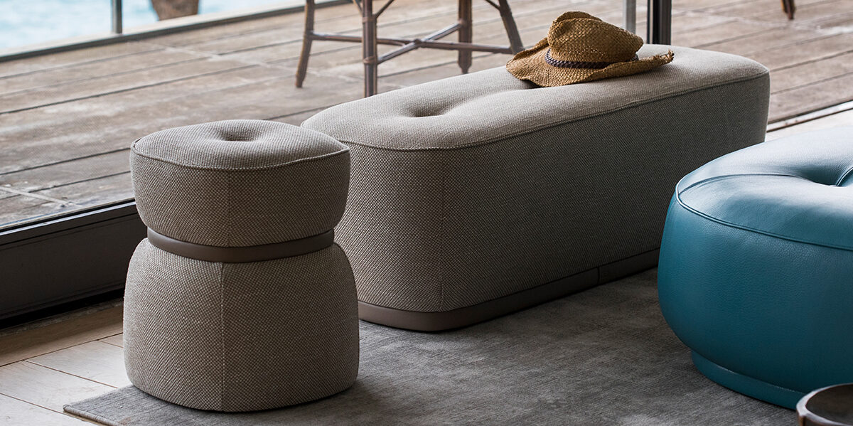 Leplì | Ottoman - 39x39cm - Armchairs