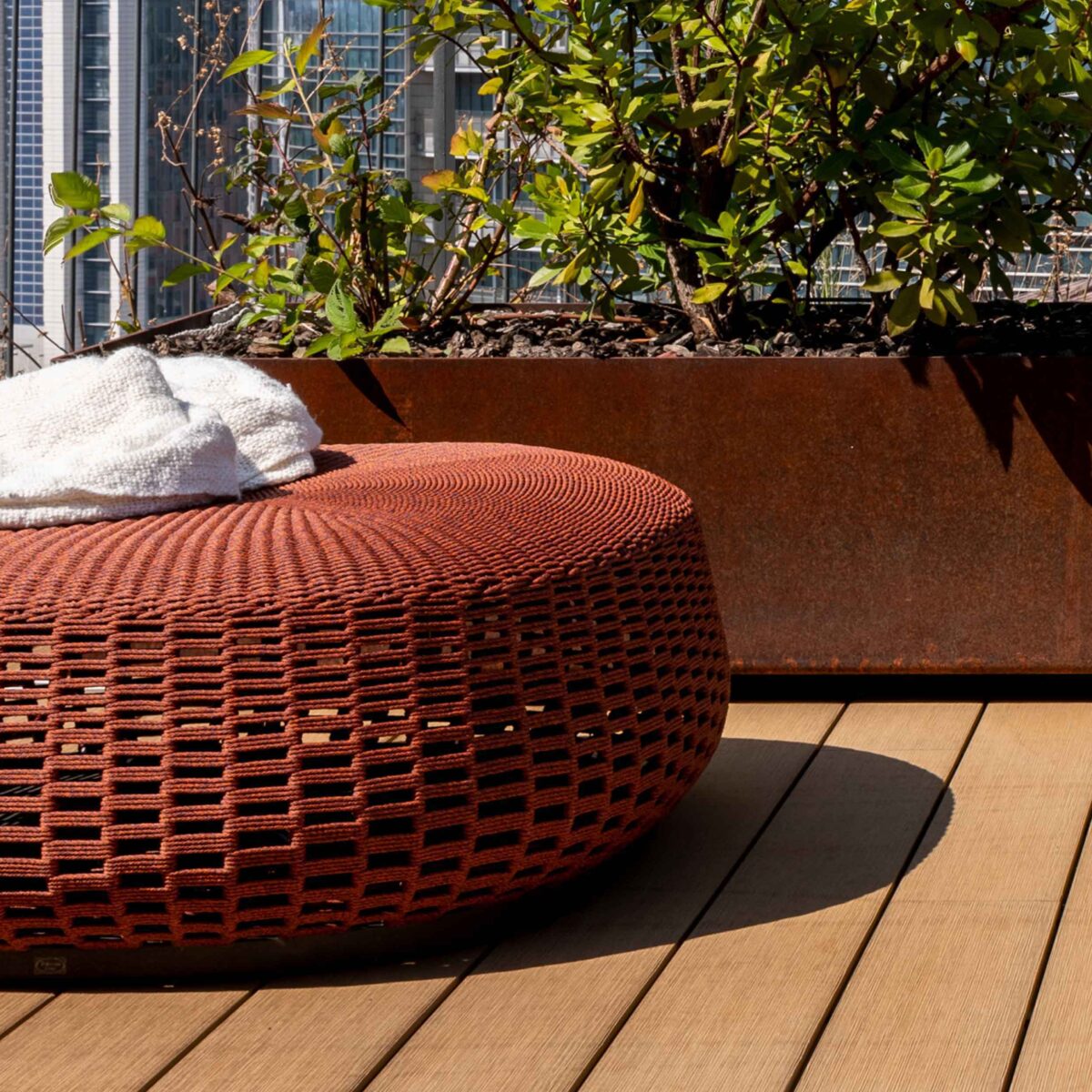 Leplì Outdoor | Ottoman 106x106cm - Complementary Units And Accessories